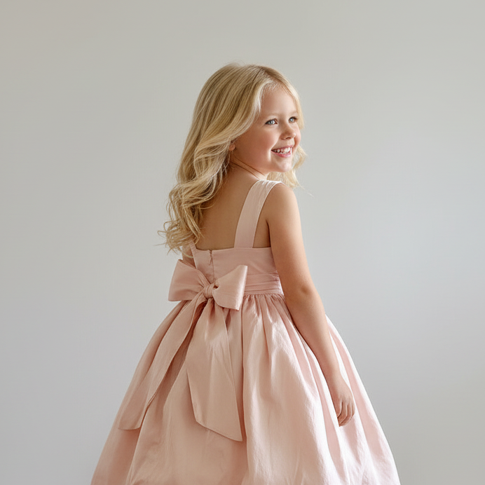 Silk Pleated Crumb Catcher Dress