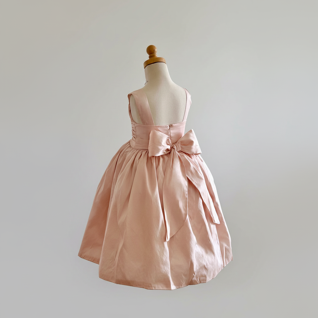 Silk Pleated Crumb Catcher Dress