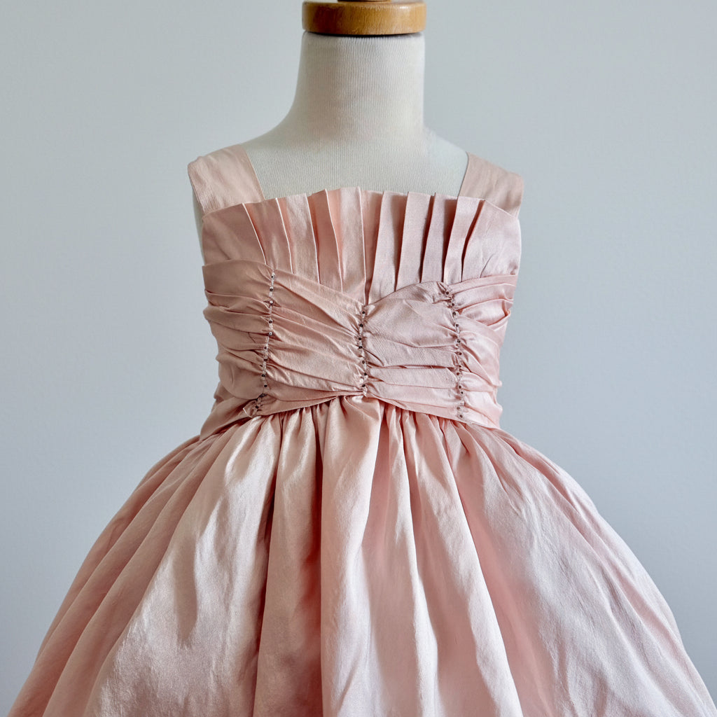 Silk Pleated Crumb Catcher Dress