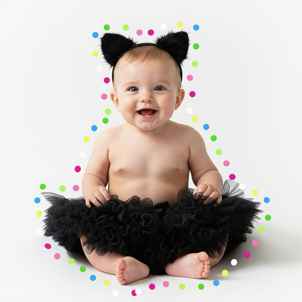 Baby Newborn Prima Soft Tutu - Black