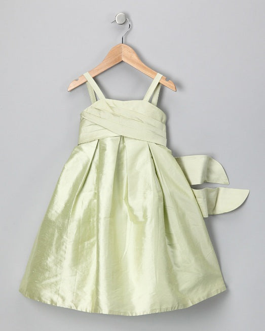 Silk Pleated Empire Dress with Matching Bolero Jacket