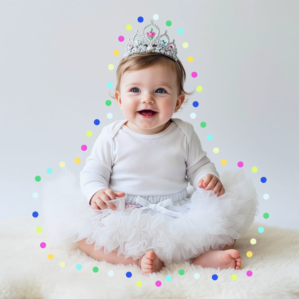Baby Newborn Prima Soft Tutu - White