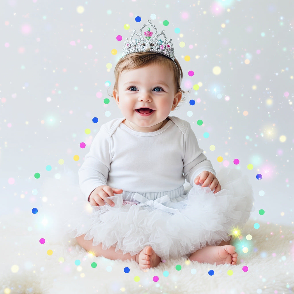 Baby Newborn Prima Soft Tutu - White
