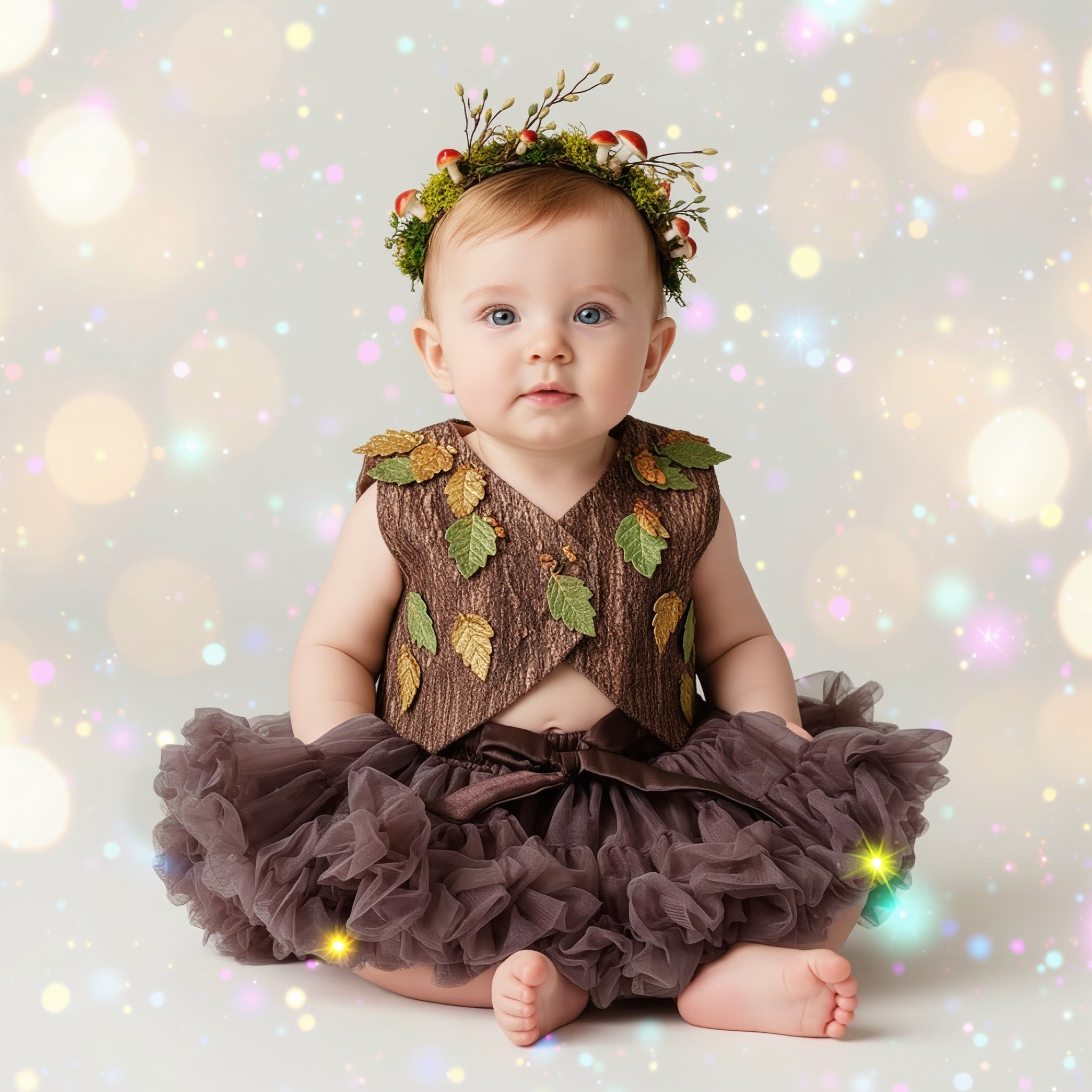 Baby Newborn Prima Soft Tutu - Brown