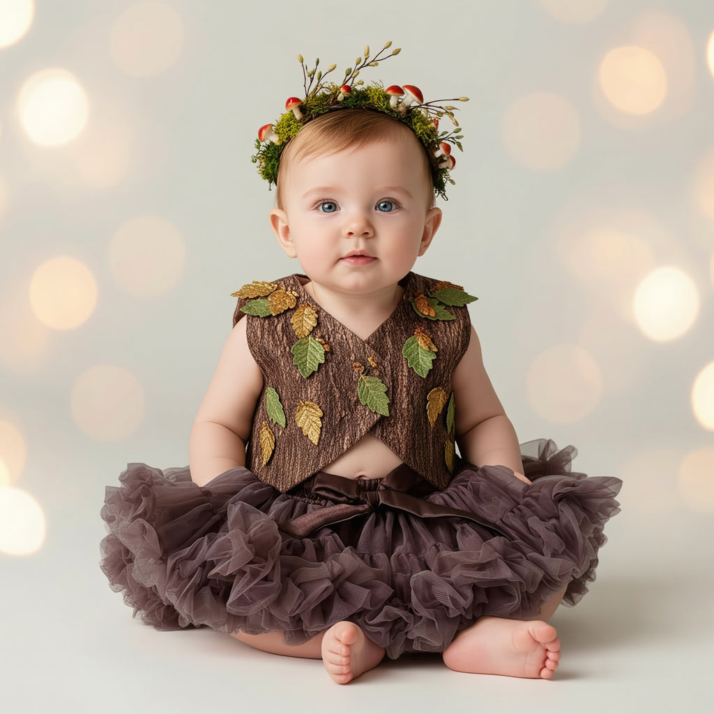 Baby Newborn Prima Soft Tutu - Brown