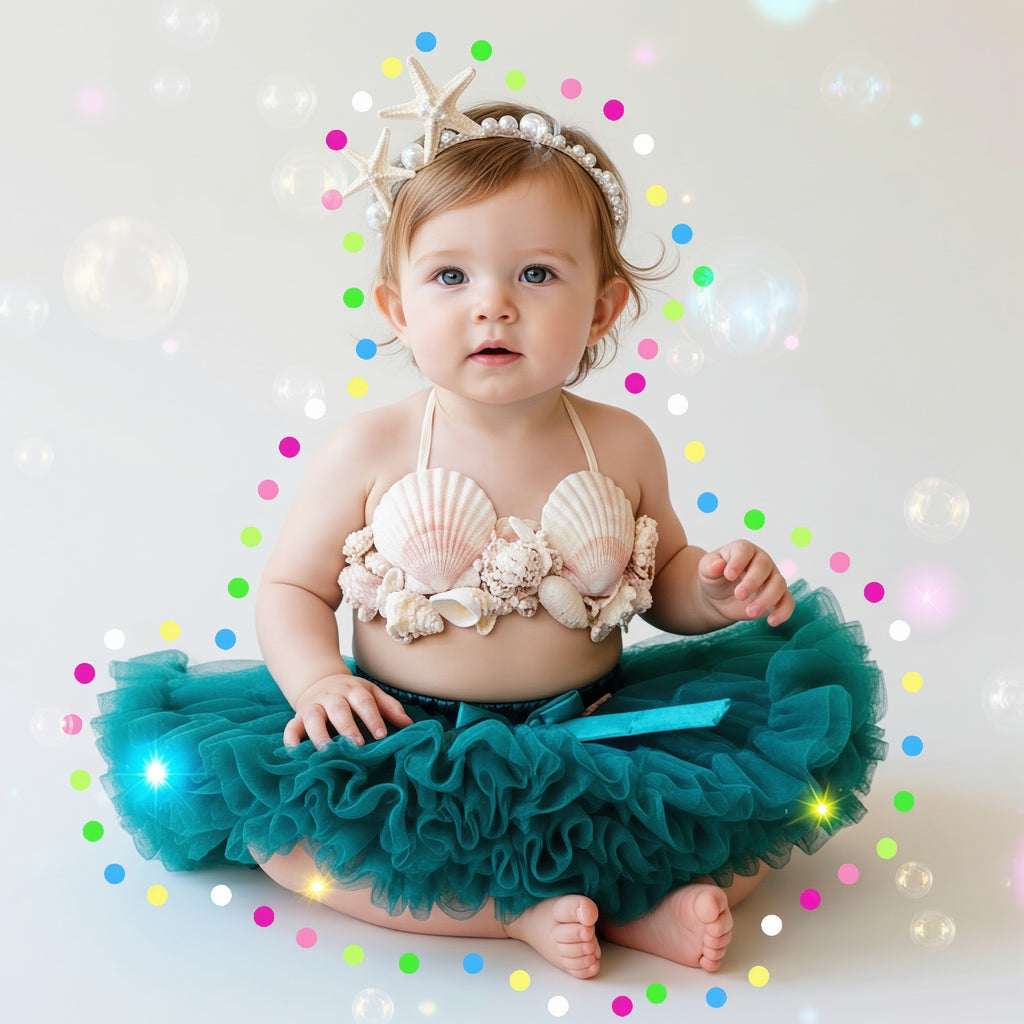 Baby Newborn Prima Soft Tutu - Teal